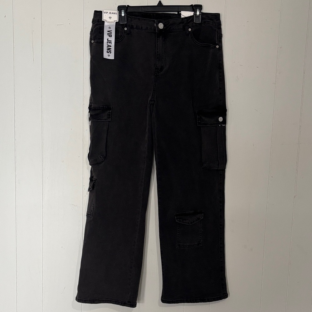Y2K VIP Women's Black Flare Jeans